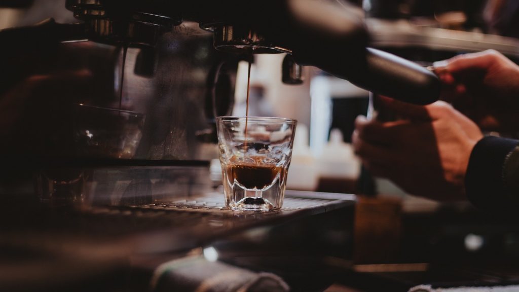 Barista coffee machine